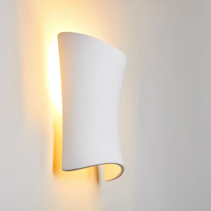 Hofstein Danta Wandleuchte Weiß, 1-flammig 5 Hofstein Danta Wandleuchte Weiß, 1-flammig – Bild 5