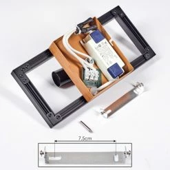 Hofstein Deadwood Wandleuchte LED Chrom, Braun, Holzoptik, 2-flammig 15 Hofstein Deadwood Wandleuchte LED Chrom, Braun, Holzoptik, 2-flammig -Wandleuchten Verkaufsgeschäft deadwood wandleuchte h3542606 4