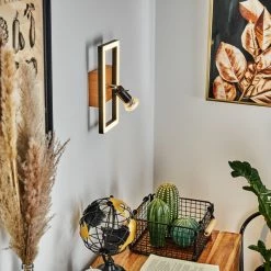 Hofstein Deadwood Wandleuchte LED Chrom, Braun, Holzoptik, 2-flammig 19 Hofstein Deadwood Wandleuchte LED Chrom, Braun, Holzoptik, 2-flammig -Wandleuchten Verkaufsgeschäft deadwood wandleuchte h3542606 8