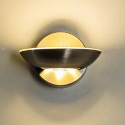 Hofstein Dominical Wandleuchte LED Nickel-Matt, 2-flammig -Wandleuchten Verkaufsgeschäft dominical wandleuchte h3001851 4