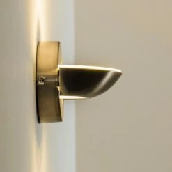 Hofstein Dominical Wandleuchte LED Nickel-Matt, 2-flammig -Wandleuchten Verkaufsgeschäft dominical wandleuchte h3001851 5