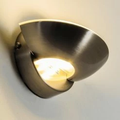 Hofstein Dominical Wandleuchte LED Nickel-Matt, 2-flammig -Wandleuchten Verkaufsgeschäft dominical wandleuchte h3001851 6