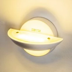 Hofstein Dominical Wandleuchte LED Weiß, 2-flammig -Wandleuchten Verkaufsgeschäft dominical wandleuchte h3001875 10