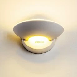 Hofstein Dominical Wandleuchte LED Weiß, 2-flammig -Wandleuchten Verkaufsgeschäft dominical wandleuchte h3001875 7