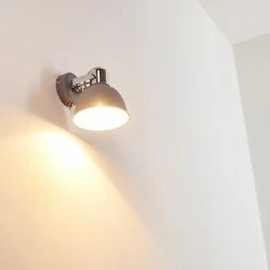 Hofstein Dompierre Wandleuchte Grau, Weiß, 1-flammig -Wandleuchten Verkaufsgeschäft dompierre wandleuchte h3158197 do1 4