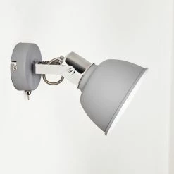 Hofstein Dompierre Wandleuchte Grau, Weiß, 1-flammig -Wandleuchten Verkaufsgeschäft dompierre wandleuchte h3158197 do1 5