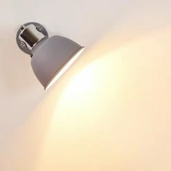 Hofstein Dompierre Wandleuchte Grau, Weiß, 1-flammig -Wandleuchten Verkaufsgeschäft dompierre wandleuchte h3158197 do1 6