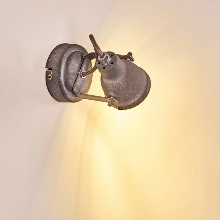 Hofstein Drobak Wandleuchte LED Grau, 1-flammig 4 Hofstein Drobak Wandleuchte LED Grau, 1-flammig – Bild 4