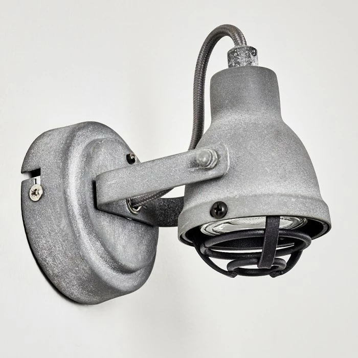 Hofstein Drobak Wandleuchte LED Grau, 1-flammig 5 Hofstein Drobak Wandleuchte LED Grau, 1-flammig – Bild 5