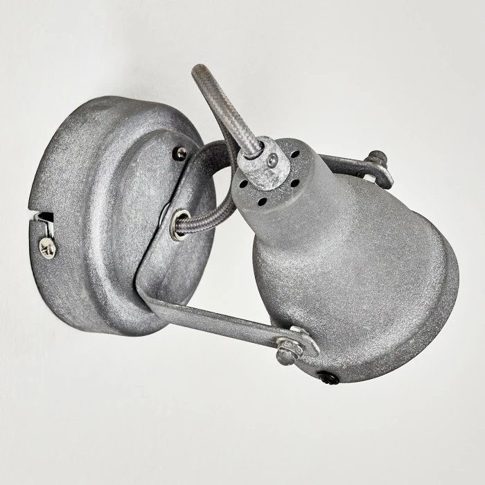 Hofstein Drobak Wandleuchte LED Grau, 1-flammig 6 Hofstein Drobak Wandleuchte LED Grau, 1-flammig – Bild 6