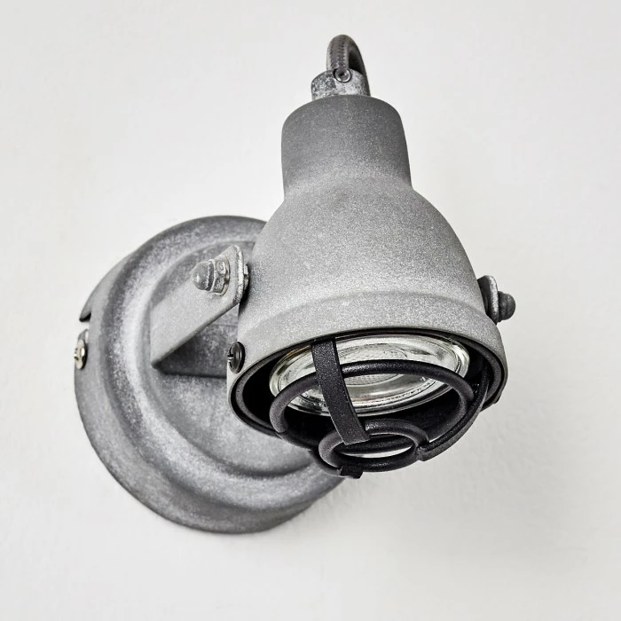 Hofstein Drobak Wandleuchte LED Grau, 1-flammig 9 Hofstein Drobak Wandleuchte LED Grau, 1-flammig – Bild 9