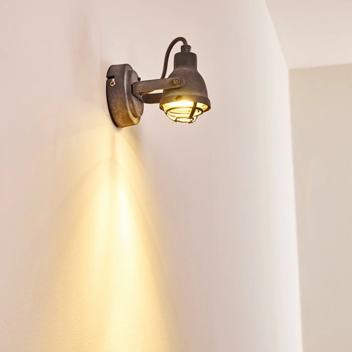 Hofstein Drobak Wandleuchte LED Grau, 1-flammig 10 Hofstein Drobak Wandleuchte LED Grau, 1-flammig – Bild 10