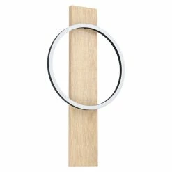 Eglo Leuchten Eglo BOYAL Wandleuchte LED Schwarz, Braun, 1-flammig