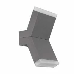 Eglo Leuchten Eglo CANTZO Wandleuchte LED Silber, 2-flammig