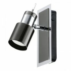 Eglo Leuchten Eglo DAVIDA 1 Wandleuchte Nickel-Matt, 1-flammig