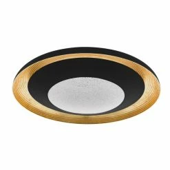 Eglo Leuchten CANICOSA 2 Wand- / Deckenleuchte LED Schwarz, Gold, 1-flammig