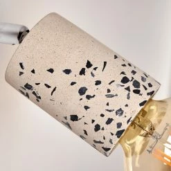 Hofstein Elkhorn Wandleuchte Chrom, Grau, Steinoptik, 1-flammig -Wandleuchten Verkaufsgeschäft elkhorn wandleuchte h3350683 17