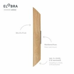 Elobra Kinderleuchten Elobra Colombia Wandleuchte LED Naturfarben, 2-flammig 9 Elobra Kinderleuchten Elobra Colombia Wandleuchte LED Naturfarben, 2-flammig -Wandleuchten Verkaufsgeschäft elobra colombia wandleuchte 138502 4