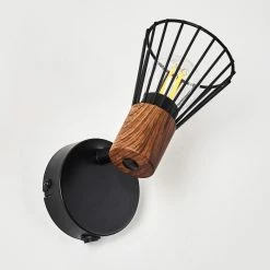 Hofstein Errested Wandleuchte Schwarz, Holz dunkel, 1-flammig 35 Hofstein Errested Wandleuchte Schwarz, Holz dunkel, 1-flammig -Wandleuchten Verkaufsgeschäft errested wandleuchte h3340943 do1 12