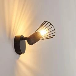 Hofstein Errested Wandleuchte Schwarz, Holz dunkel, 1-flammig 38 Hofstein Errested Wandleuchte Schwarz, Holz dunkel, 1-flammig -Wandleuchten Verkaufsgeschäft errested wandleuchte h3340943 do1 15