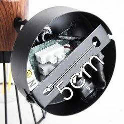 Hofstein Errested Wandleuchte Schwarz, Holz dunkel, 1-flammig 45 Hofstein Errested Wandleuchte Schwarz, Holz dunkel, 1-flammig -Wandleuchten Verkaufsgeschäft errested wandleuchte h3340943 do1 22