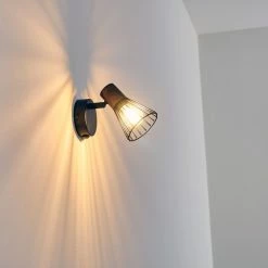 Hofstein Errested Wandleuchte Schwarz, Holz dunkel, 1-flammig 26 Hofstein Errested Wandleuchte Schwarz, Holz dunkel, 1-flammig -Wandleuchten Verkaufsgeschäft errested wandleuchte h3340943 do1 3