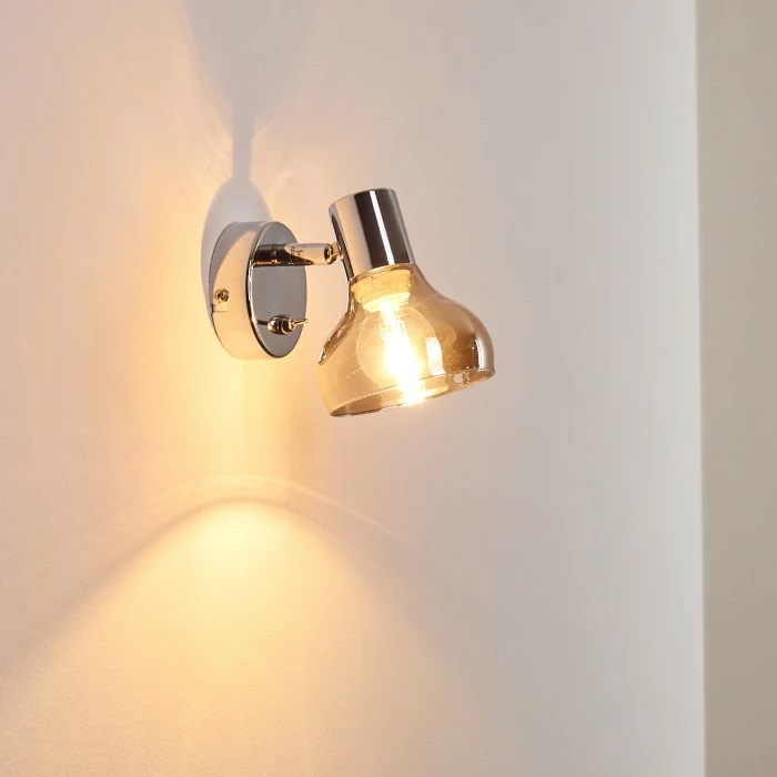 Hofstein Esberg Wandleuchte Chrom, 1-flammig 13 Hofstein Esberg Wandleuchte Chrom, 1-flammig – Bild 13