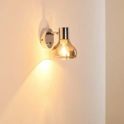 Hofstein Esberg Wandleuchte Chrom, 1-flammig 40 Hofstein Esberg Wandleuchte Chrom, 1-flammig -Wandleuchten Verkaufsgeschäft esberg wandleuchte h3278109 do1 17