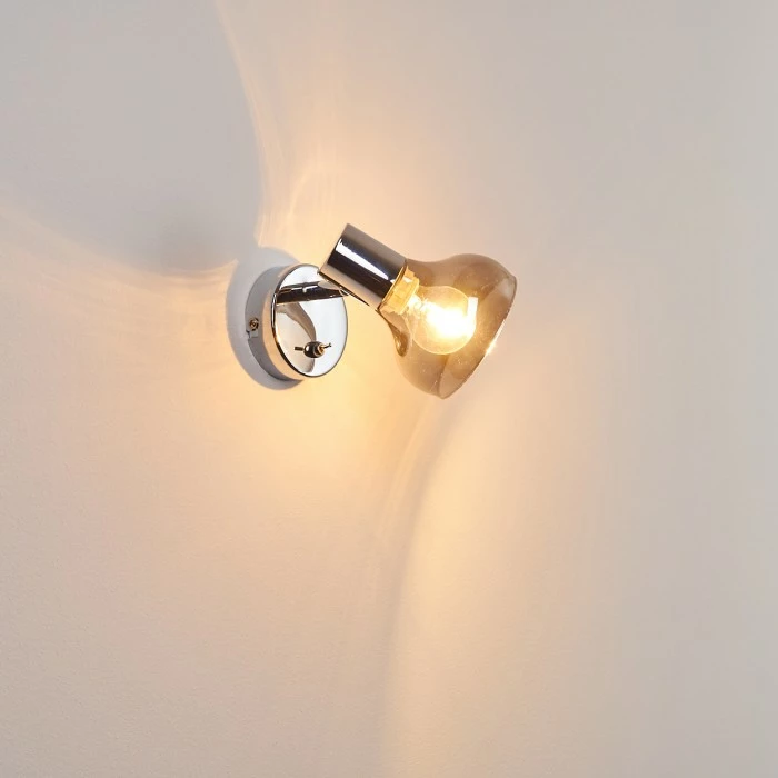 Hofstein Esberg Wandleuchte Chrom, 1-flammig 22 Hofstein Esberg Wandleuchte Chrom, 1-flammig – Bild 22