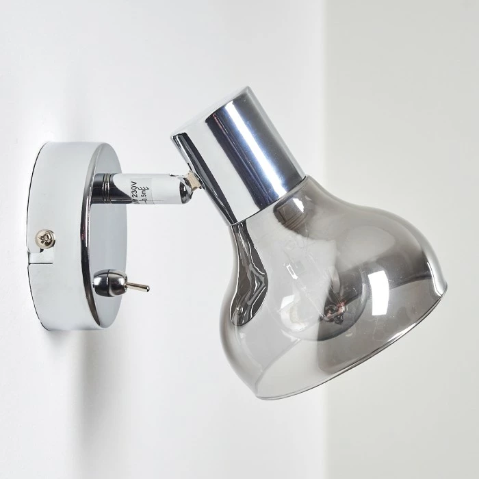 Hofstein Esberg Wandleuchte Chrom, 1-flammig 9 Hofstein Esberg Wandleuchte Chrom, 1-flammig – Bild 9