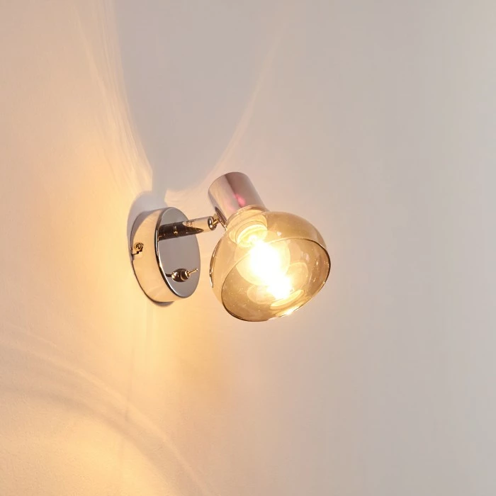 Hofstein Esberg Wandleuchte Chrom, 1-flammig 10 Hofstein Esberg Wandleuchte Chrom, 1-flammig – Bild 10