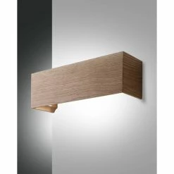 Fabas Luce Badia Wandleuchte LED Holz hell, 1-flammig