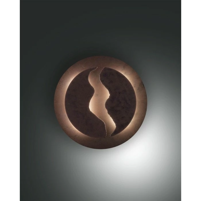 Fabas Luce Ceva Wandleuchte LED Rostfarben, 1-flammig 2 Fabas Luce Ceva Wandleuchte LED Rostfarben, 1-flammig – Bild 2