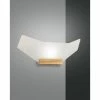 Fabas Luce Flap Wandleuchte LED Braun, 1-flammig