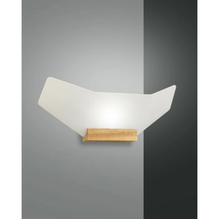 Fabas Luce Flap Wandleuchte LED Braun, 1-flammig 1 Fabas Luce Flap Wandleuchte LED Braun, 1-flammig