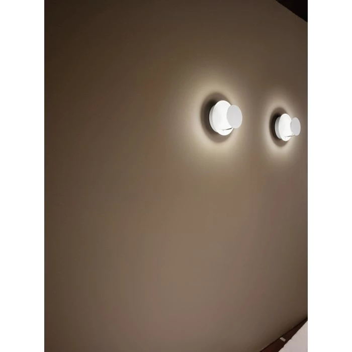 Fabas Luce Fullmoon Wandleuchte LED Weiß, 1-flammig 2 Fabas Luce Fullmoon Wandleuchte LED Weiß, 1-flammig – Bild 2