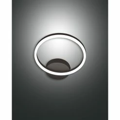 Fabas Luce Giotto Wandleuchte LED Schwarz, 1-flammig