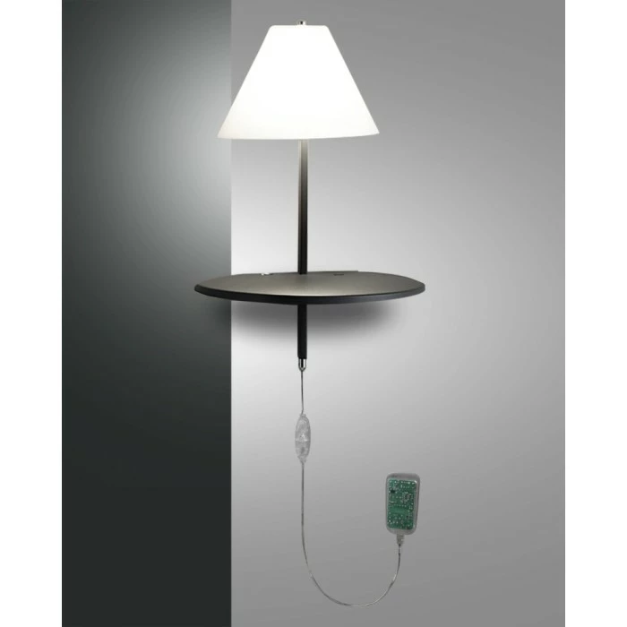 Fabas Luce Goodnight Wandleuchte LED Anthrazit, 1-flammig 1 Fabas Luce Goodnight Wandleuchte LED Anthrazit, 1-flammig