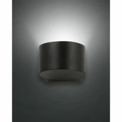 Fabas Luce Lao Wandleuchte LED Schwarz, 1-flammig