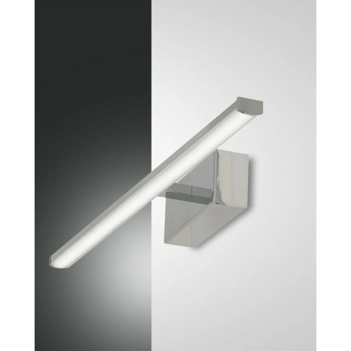 Fabas Luce Nala Wandleuchte LED Chrom, 1-flammig 1 Fabas Luce Nala Wandleuchte LED Chrom, 1-flammig