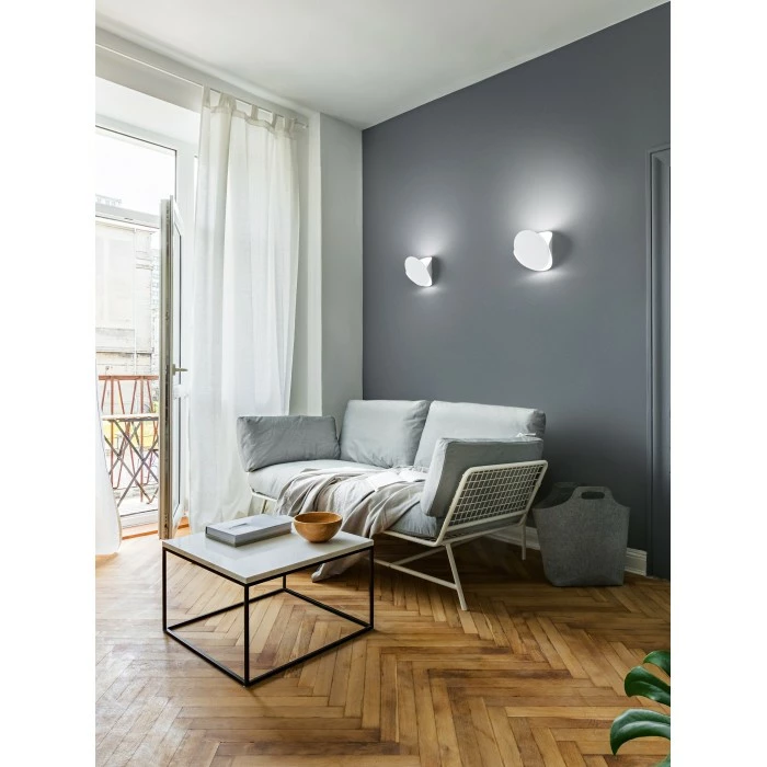 Fabas Luce Shield Wandleuchte LED Weiß, 1-flammig 1 Fabas Luce Shield Wandleuchte LED Weiß, 1-flammig