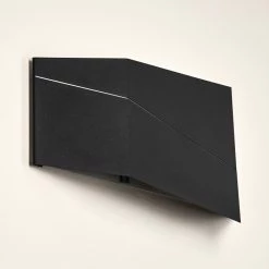 Hofstein Fanas Wandleuchte LED Schwarz, 1-flammig -Wandleuchten Verkaufsgeschäft fanas wandleuchte h3295847 do1 13