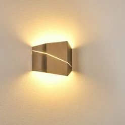 Hofstein Fanas Wandleuchte LED Nickel-Matt, 1-flammig 27 Hofstein Fanas Wandleuchte LED Nickel-Matt, 1-flammig -Wandleuchten Verkaufsgeschäft fanas wandleuchte h3296363 do1 11