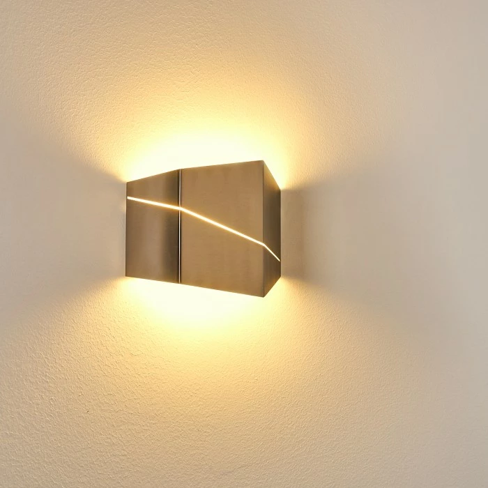 Hofstein Fanas Wandleuchte LED Nickel-Matt, 1-flammig 12 Hofstein Fanas Wandleuchte LED Nickel-Matt, 1-flammig – Bild 12