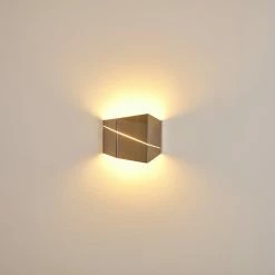 Hofstein Fanas Wandleuchte LED Nickel-Matt, 1-flammig 30 Hofstein Fanas Wandleuchte LED Nickel-Matt, 1-flammig -Wandleuchten Verkaufsgeschäft fanas wandleuchte h3296363 do1 14