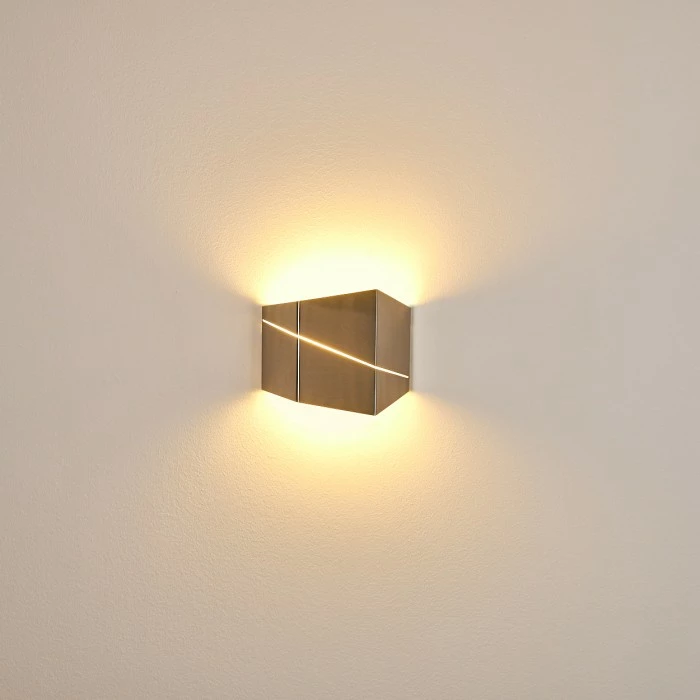 Hofstein Fanas Wandleuchte LED Nickel-Matt, 1-flammig 15 Hofstein Fanas Wandleuchte LED Nickel-Matt, 1-flammig – Bild 15