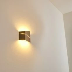 Hofstein Fanas Wandleuchte LED Nickel-Matt, 1-flammig 25 Hofstein Fanas Wandleuchte LED Nickel-Matt, 1-flammig -Wandleuchten Verkaufsgeschäft fanas wandleuchte h3296363 do1 9