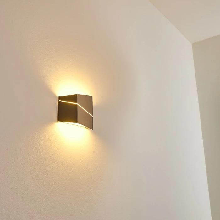 Hofstein Fanas Wandleuchte LED Nickel-Matt, 1-flammig 10 Hofstein Fanas Wandleuchte LED Nickel-Matt, 1-flammig – Bild 10