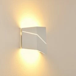 Hofstein Fanas Wandleuchte LED Weiß, 1-flammig -Wandleuchten Verkaufsgeschäft fanas wandleuchte h3296387 do1 2