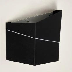 Hofstein Fanas Wandleuchte LED Schwarz, 1-flammig -Wandleuchten Verkaufsgeschäft fanas wandleuchte h3296400 do1 17